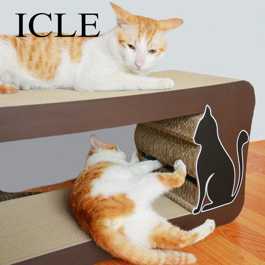 Cat scratching board extra large cat claw board can stand many people cat family corrugated paper wear-resistant and not easy to shed all-in-one cat nest