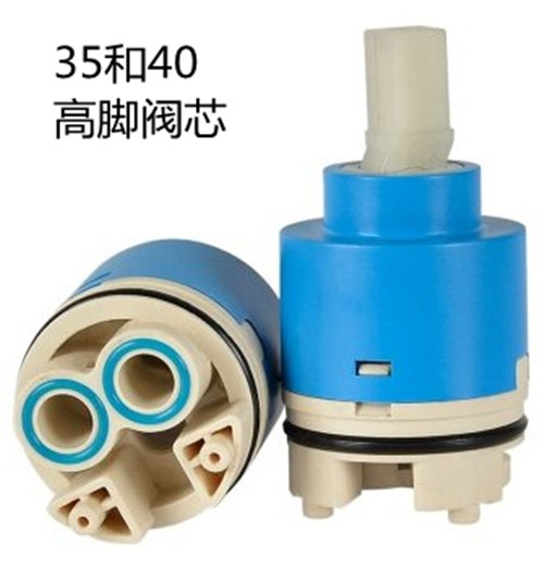 Hot and cold water mixing accessories single handle hot and cold faucet high foot faucet ceramic valve core bathroom accessories 35 40MM