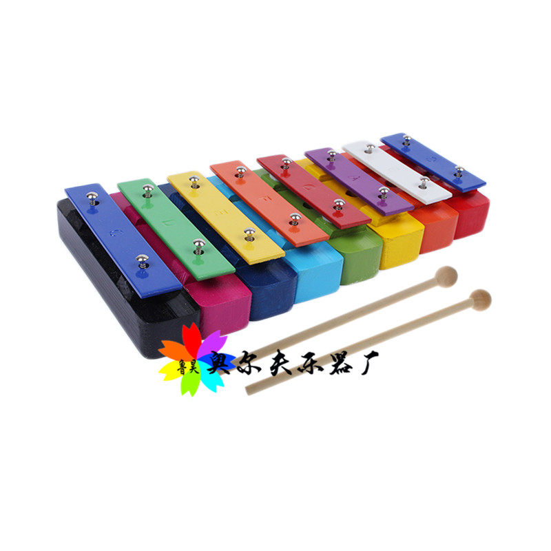 Special price Olve sound block Professional tuning single 8-tone aluminium plate Harmonica Soundbrick Kindergarten Early Teaching Aids