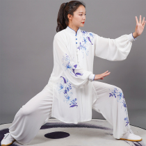 Ma Lei Taiji clothing new performance clothing team competition clothing long Taiji spring bud painting breeze Lily