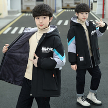 Boys winter clothing cotton conqueror to overcome gush thickened jacket CUHK Scout 2021 new cotton clot down cotton padded jacket