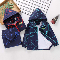 Boys submachine clothing jacket autumn clothing 2021 new Korean version Childrens ocean air blouses Great Boy Spring Autumn jacket