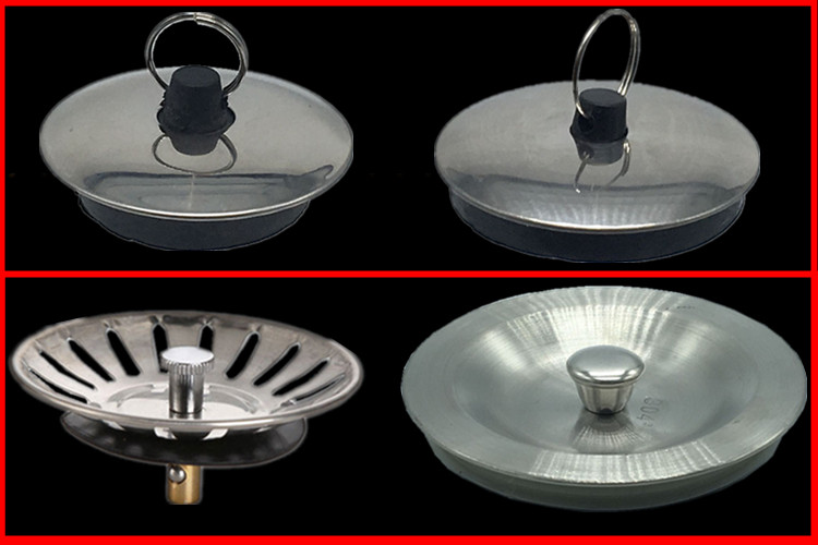 Kitchen sink sewer lid lid pool plug filter basket basket plug cover funnel dishwasher basin accessories