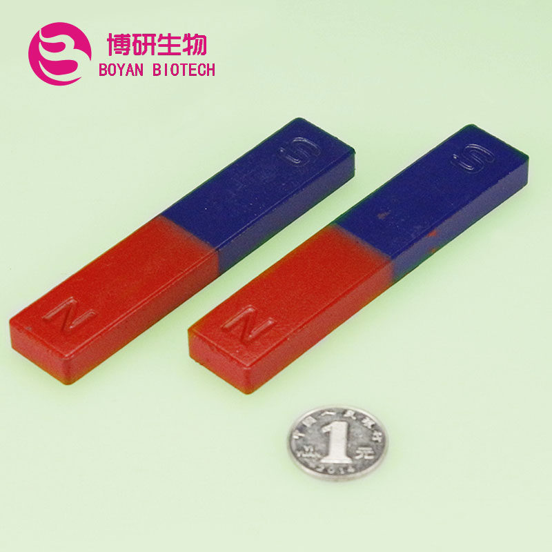 Bar magnet 11cm 2 packs student teaching magnet 2cm wide teaching magnetic steel experimental equipment learning tools