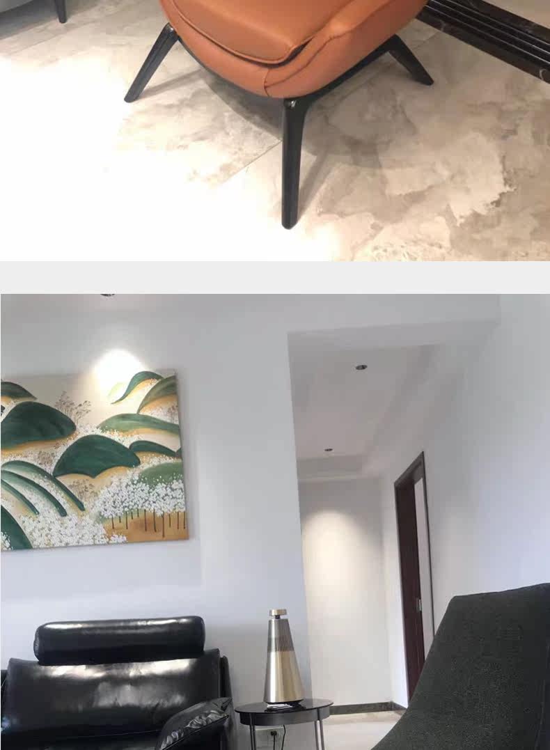 Стул ermes armchair北欧布艺休闲椅设计师创意酒店样板房靠背接待椅 OTHER