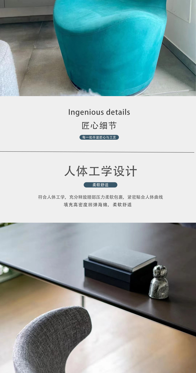 Стул 北欧轻奢现代设计师grande papilio异形布艺接待洽谈单人凤蝶椅 OTHER