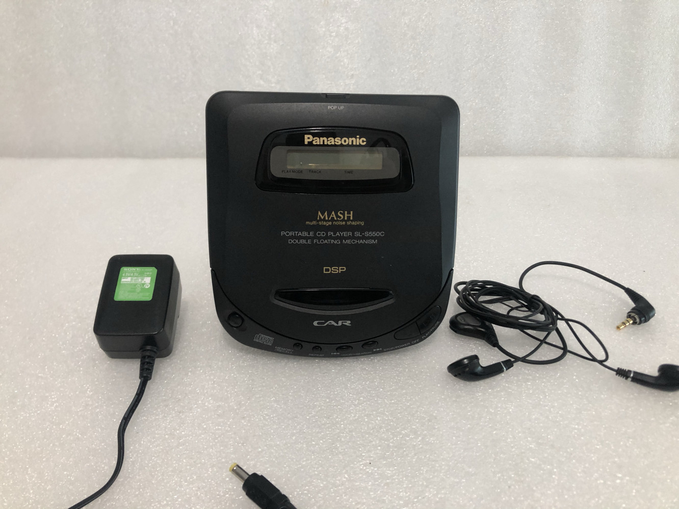 オーディオ機器 Panasonic CDプレーヤー SL-S490C ポータブル 黒