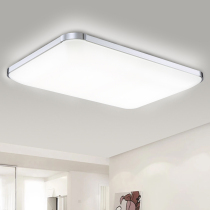 Living room headlights Simple modern atmosphere Household rectangular two-room one-hall LED super bright 1 meter flat ceiling lamps