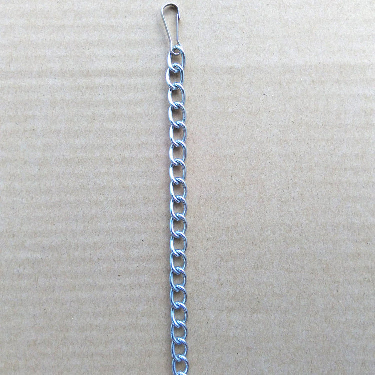 Chrome-plated shelf dedicated conductive chain grounding chain anti-static chain car static grounding