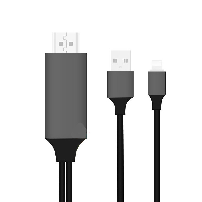 For Apple iphone7 8pro11 12 mobile phone connection BMW Buick Land Rover car HDMI transmission line