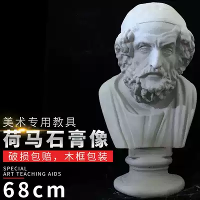 Homer plaster art teaching aids plaster Avatar sculpture plaster sculpture sketch plaster avatar model
