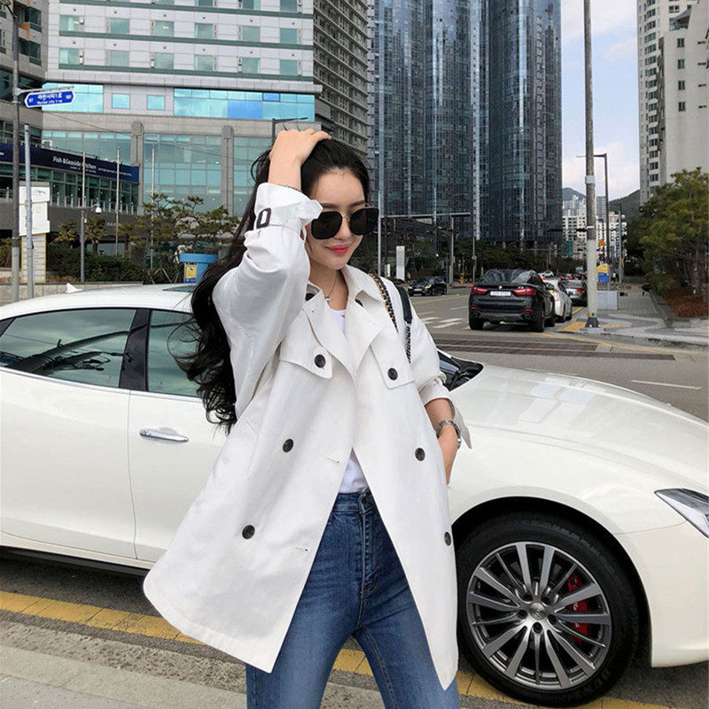 The coat female in the tide of the tide of the goddess Spring Qiu Sen Department loose assembly in 2021 red popular spring