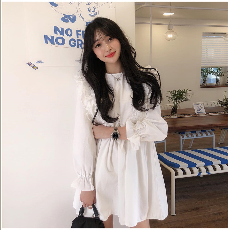 Herbenwind dress nets red humbling fairy dress chic gentle and small subname Yuanyuan little fragrant wind and summer Korean version of dress