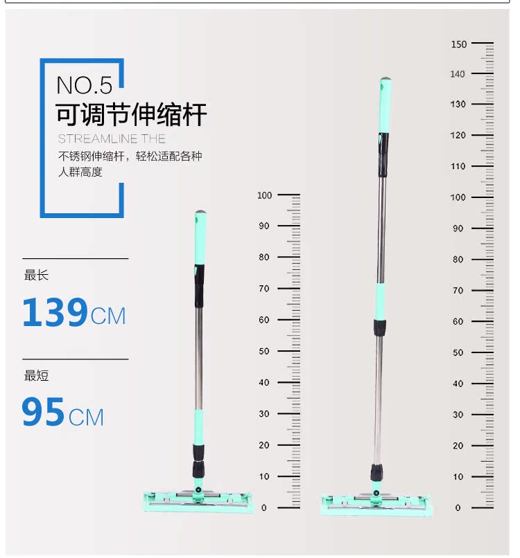 共4块原装布平板拖把包