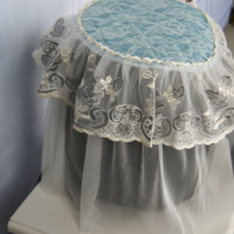 Скатерть 空气炸锅防尘罩保护罩内径简约布布艺方便帘布电饭煲套防油罩定制