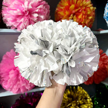 New dance hand flower cheerleading flower ball cheerleading team hand flower handle cheerleading flower ball hand flower
