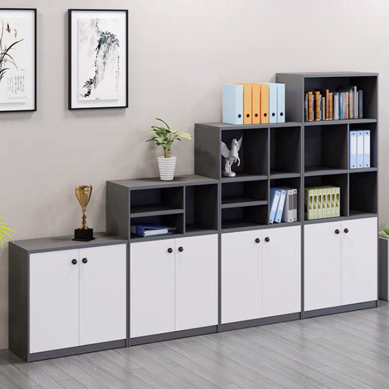 Office storage cabinet floor filing cabinet Dogs wood information short cabinet bookcase with door shelve brief about modern