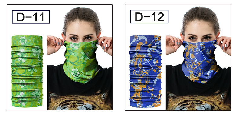 Đi xe đạp liền mạch ma thuật khăn khăn mặt nạ chống nắng ngoài trời thể thao câu cá - Kerchief / Earflap khăn bịt mặt chống nắng nam