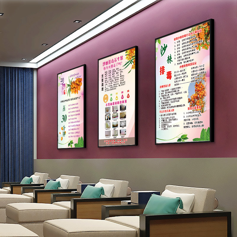 Sea Buckthorn Platoon of Toxic and Rows Cold And Acid Health Promotion Poster WALL PAINTING COLD AND WET GRADE BEAUTY SALON DECORATION PAINTING