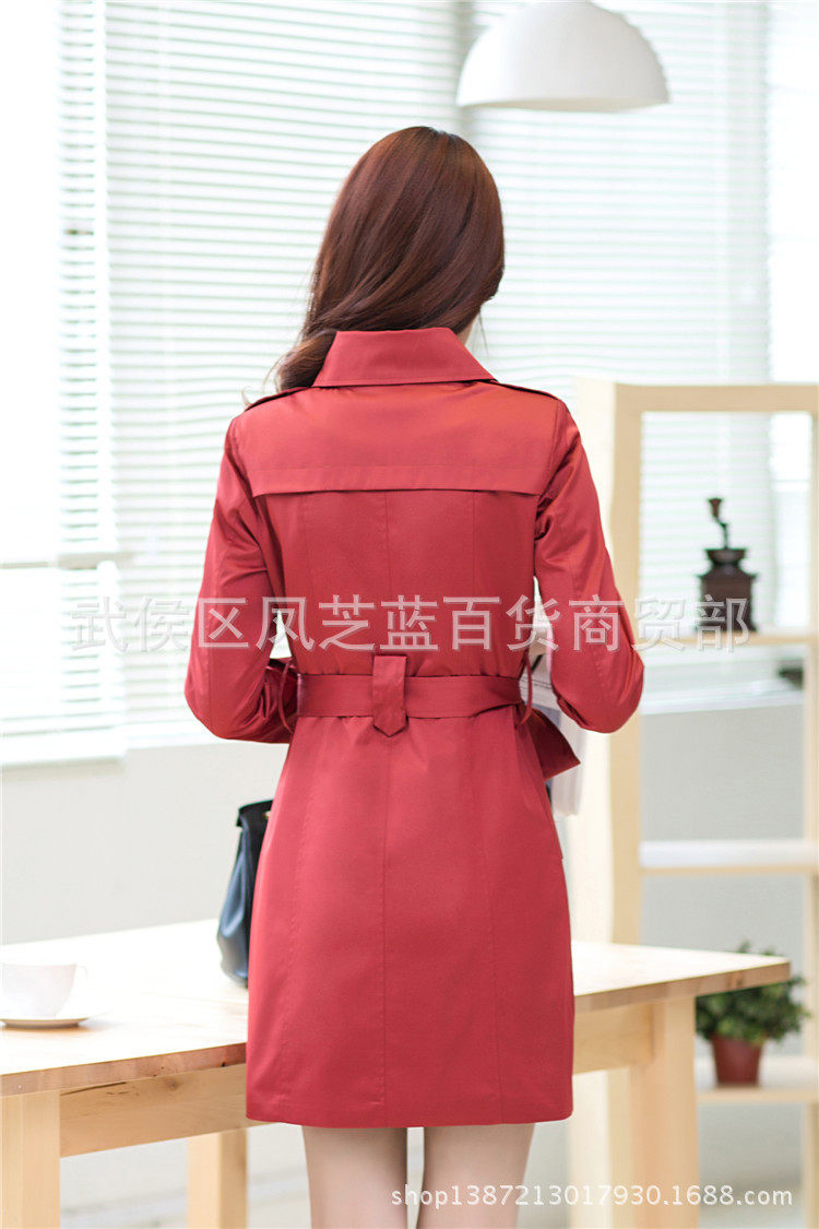 Новая осенняя зимняя женщина длинная куртка Ladies Trench Coats2017 