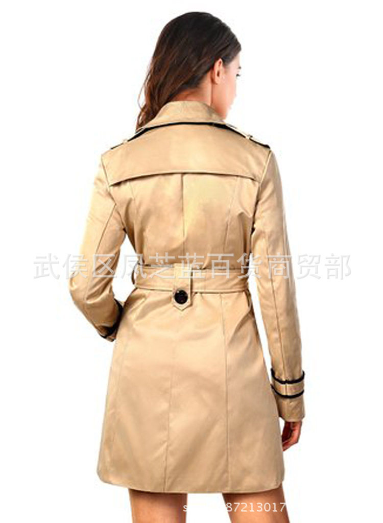 Новая осенняя зимняя женщина длинная куртка Ladies Trench Coats2017 