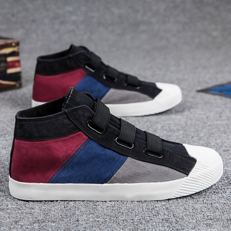 In the spring of 2023 new canvas shoes men and Korean edition of casual shoes plus duffin shoes men high gang shoes