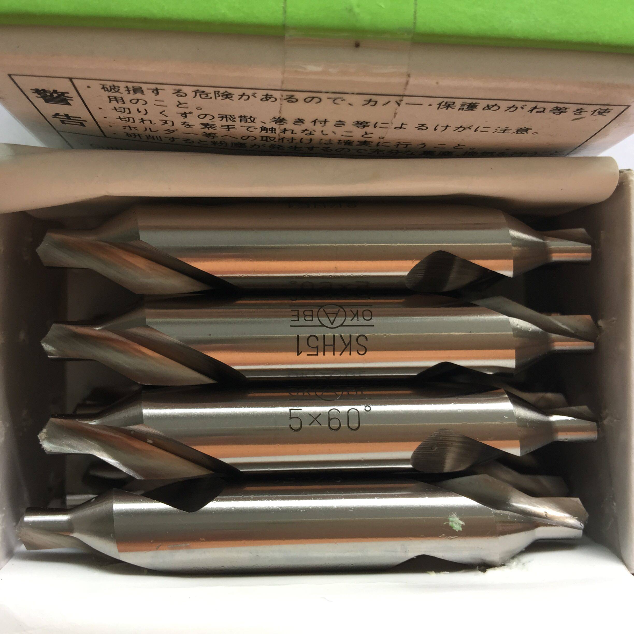 Japan Original Bottling Import OK Center Drill OKABE Center Drilling Unit Center Drilling 2 0 * 6 * 60 degrees 2 5 3 0