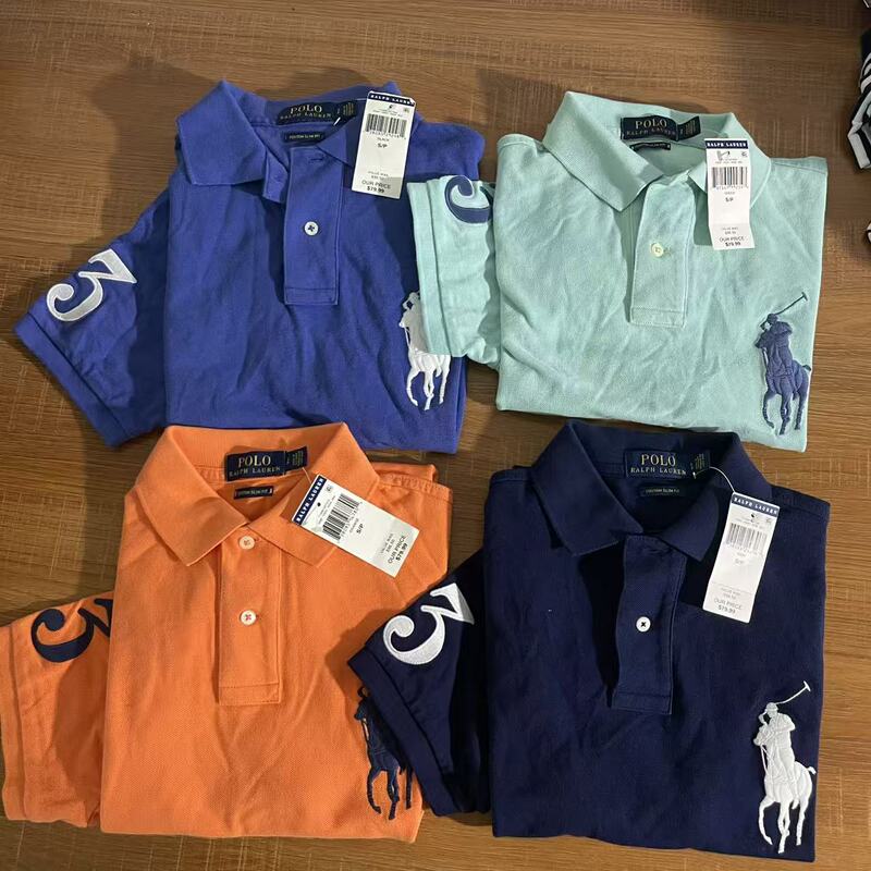 Clearance Price Polo Ralph Lauren Men's Large and Small Horse Logo Short-Sleeved Pure Cotton Polo Shirt Special Price American Genuine Product Clearance Price Polo Ralph Lauren Men's Large and Small Horse Logo Short-Sleeved Pure Cotton Polo Shirt Special Price American Genuine Product