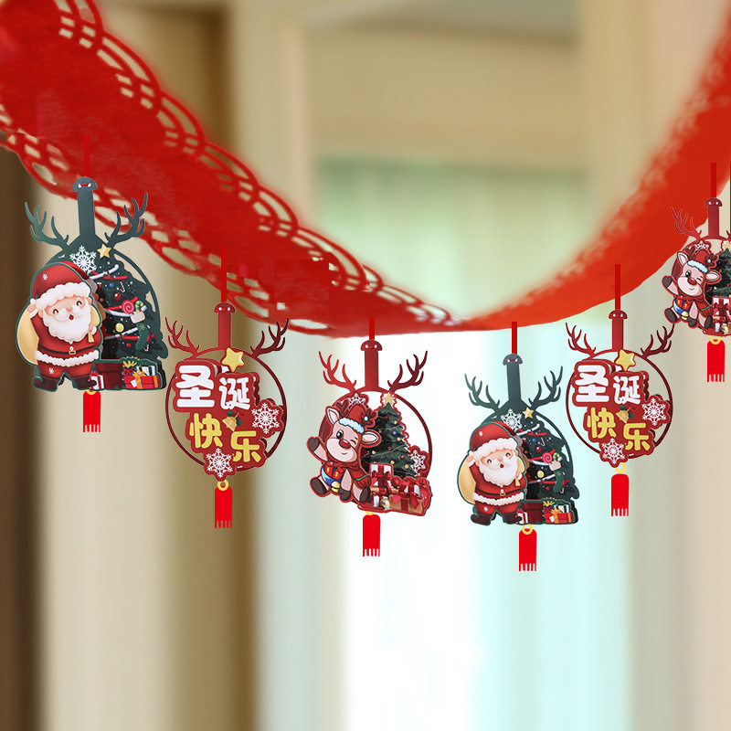 christmas handing decoration flags flags