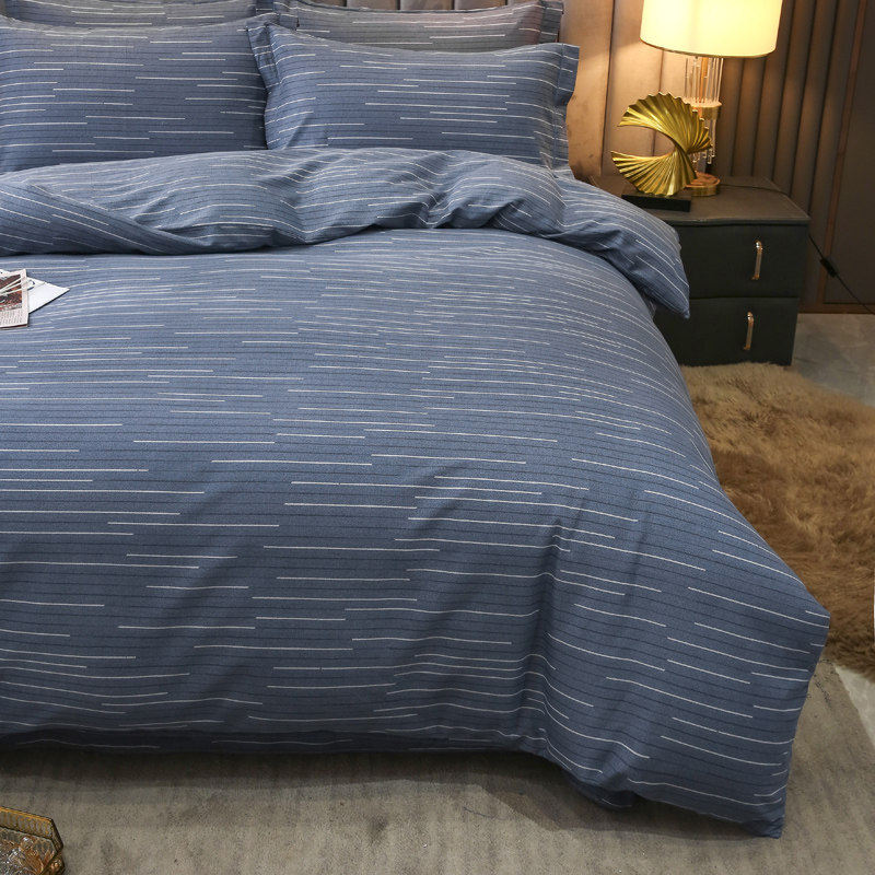 Pure cotton thickened mill wool cover single piece double 200x230 set to be discreet size all-cotton quilt cover single 1 5 m