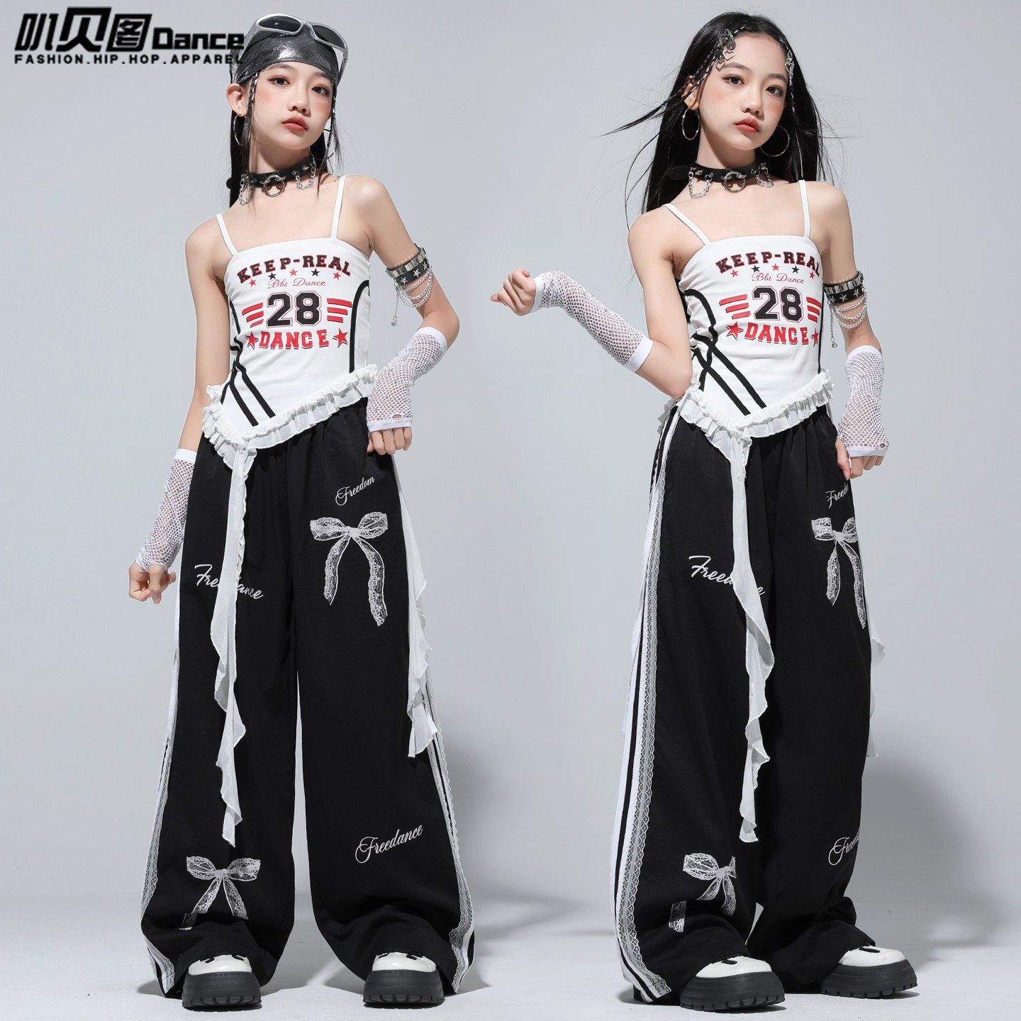 爵士舞女童服装少儿街舞新潮流,潮酷嘻哈走秀演出服,练功服必备!-街舞服装-淘宝好物网