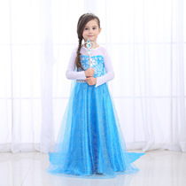 Frozen Princess Skirt Halloween Childrens Costume Girls Autumn Dress Childrens Wear Aisha Aisha Aisha