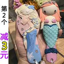 Childrens air cushion comb Aisha Frozen Long Hair Princess Princess Anti-static Airbag Massage Comb