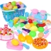 Trẻ em Cắt trái cây Đồ chơi Nhà bếp Bộ Set Rau Rau Bé trai Cô gái Bánh Cắt bộ đồ chơi Đồ chơi gia đình