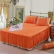 Tinh nhung giường bông váy trong một mảnh 1,5 dày ấm áp mùa đông rắn khăn trải giường ren đúp một giường thiết 1.8 - Váy Petti drap giường có viền