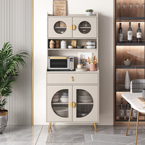 Nordic light luxury slate sideboard home integrated wall storage cupboard kitchen living room modern tea cupboard cupboard