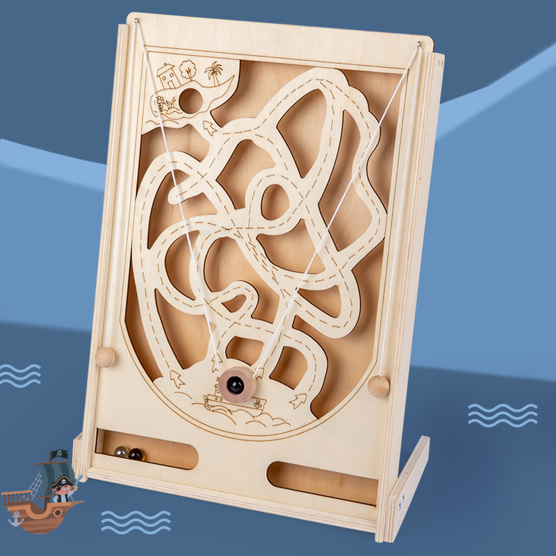 Children parent-child family interactive toys Puzzle Special Focus Training Hand Eye Coordination Tabletop Walking Labyrinth Game Men 