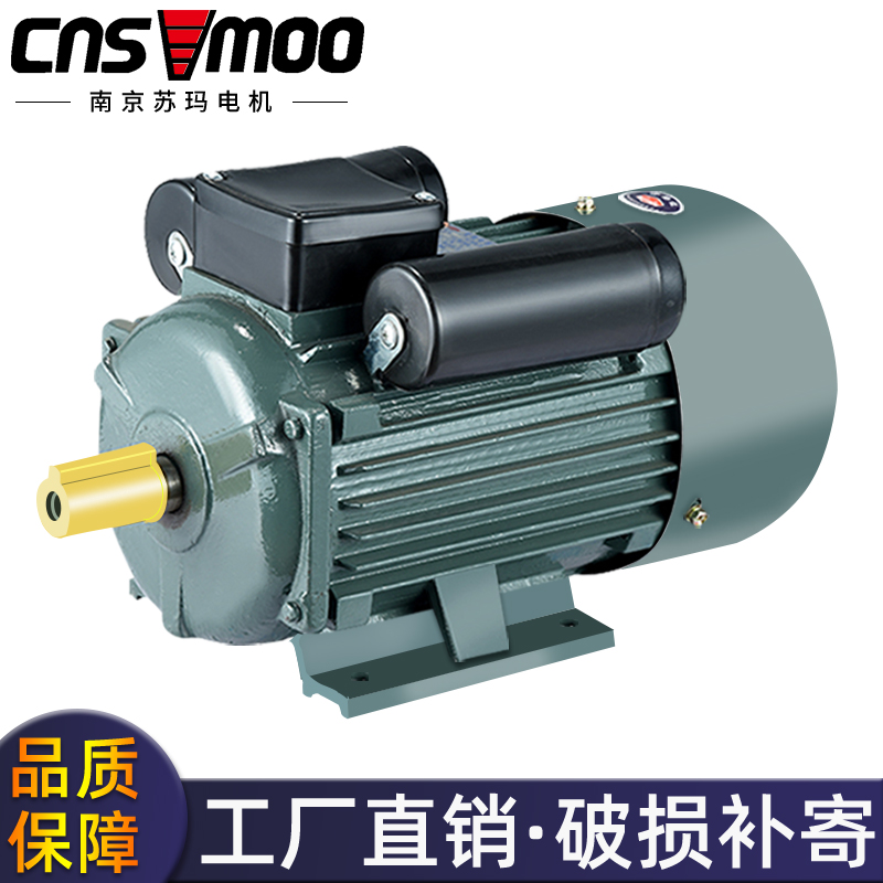 YL all copper core national standard single-phase motor 0 75 1 1 5 2 3 4kw warranty 220v single motor