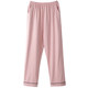 Modal cotton pajamas ຂອງແມ່ຍິງພາກຮຽນ spring ແລະດູໃບໄມ້ລົ່ນ trousers ສີແຂງ drape ວ່າງຊື່ summer ບາງ trousers ເຄື່ອງປັບອາກາດເຮືອນ