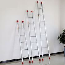 Thickened widening single-sided straight ladder aluminium alloy ladder loft staircase single side climbing folding lined up with an engineering ladder straight ladder