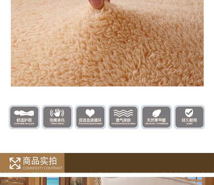 Nệm nhung cừu dày nhíp giường có thể gập đôi 1,5mX1.8X2X2.0X2.2 m nệm nệm cao su kymdan