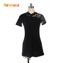 Funuo figure skating clothing skating clothing training custom-made childrens adult girls brocade brushed tops and skirts without bottoms