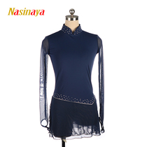 Funuo figure skating clothing skating clothing training clothing children and adults Chinese style nylon mesh dress without bottoms