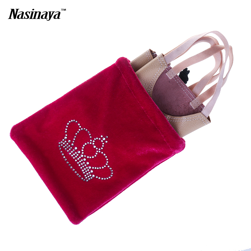 Fono 24 color velvet Gymnastics Shoes Bag Exclusive Protection Bag Accessories Bag Containing pocket Rope Elastic Crown Bronzed