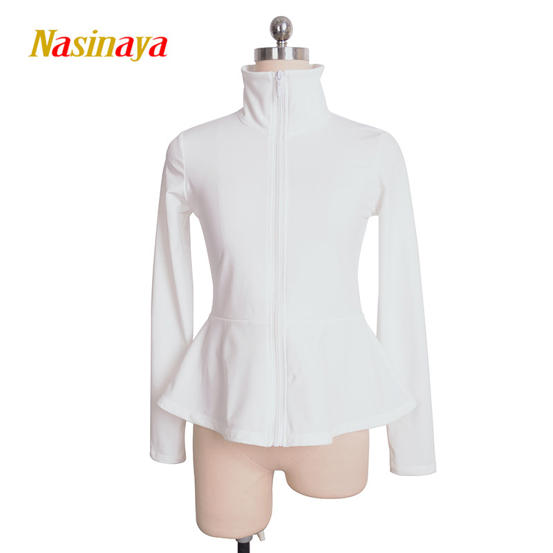 Fono Custom 4 Color Optional Children Adult Figure Skating Suit Blouse Jacket Pure Color Horn Thin Suede