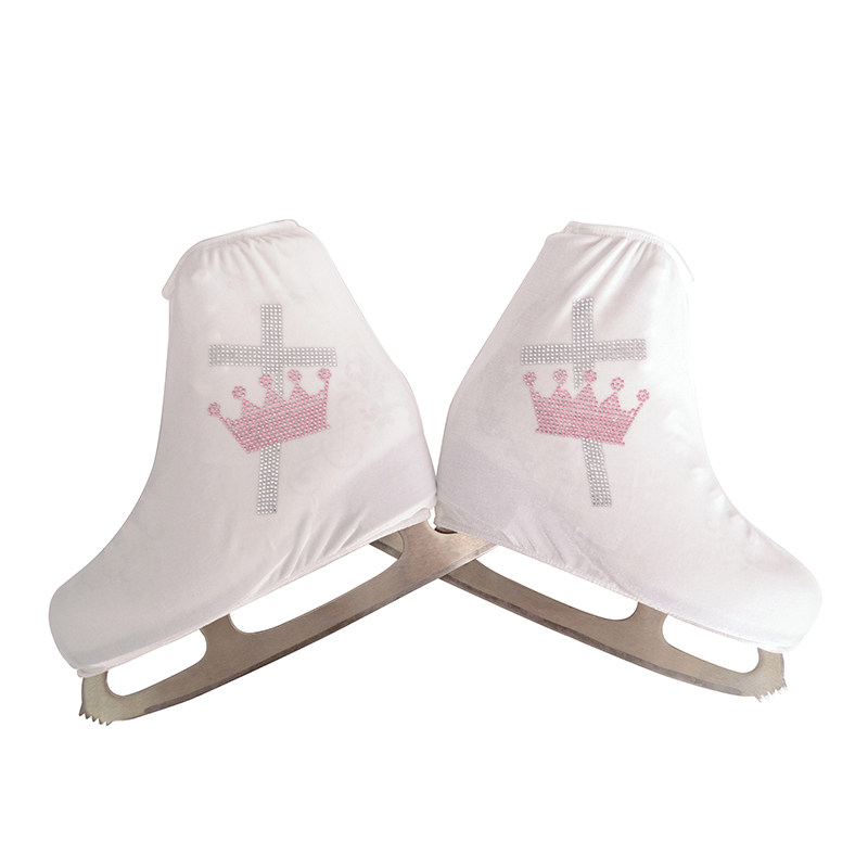 Forno professional skating shoe cover Skating shoe cover Roller skating shoe cover Men's and women's children's figure skating semicolon crown plus