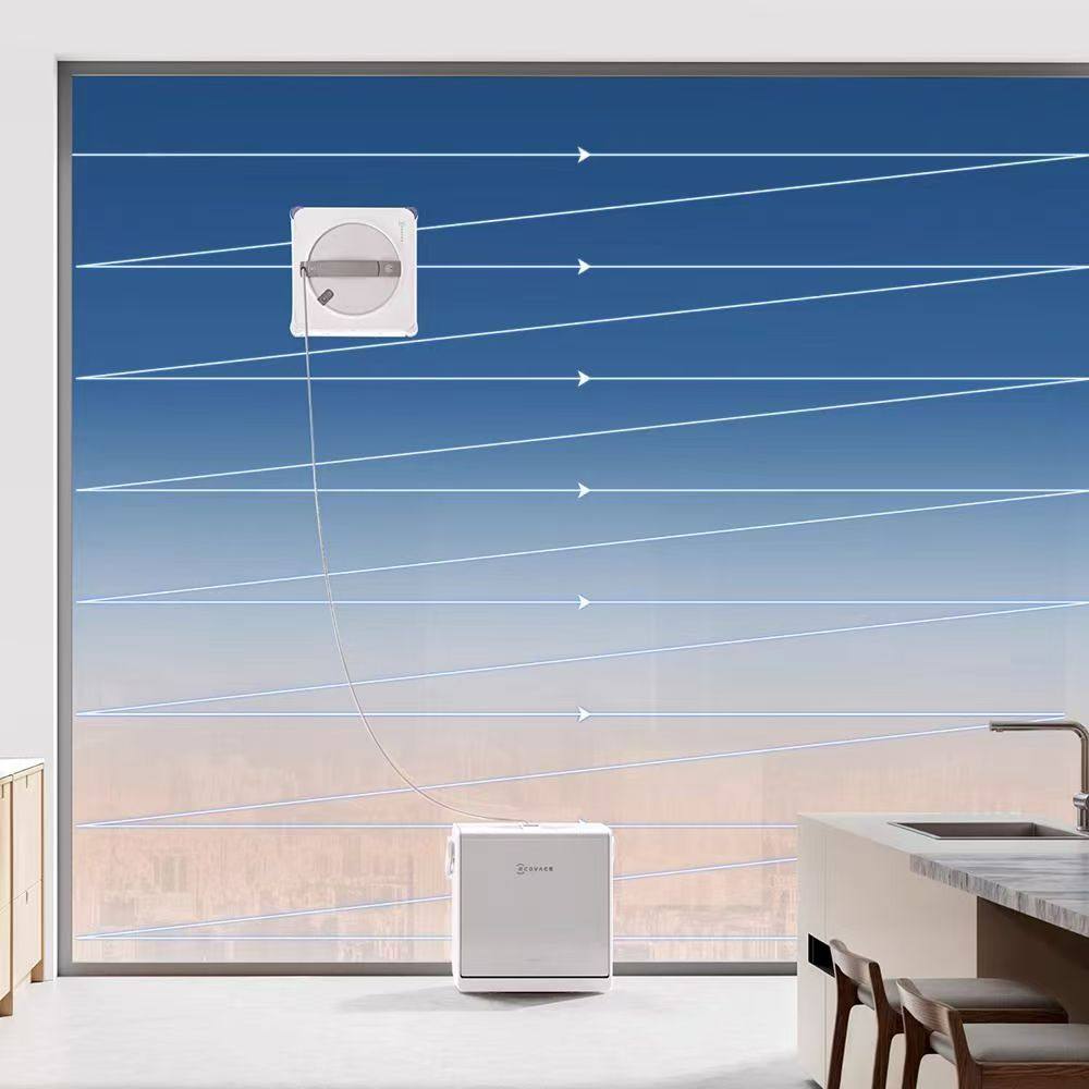 Ecovacs W2S All-In-One Base Station Glass Cleaning Robot Fully Automatic Household Electric Window Cleaning Device W2Smax