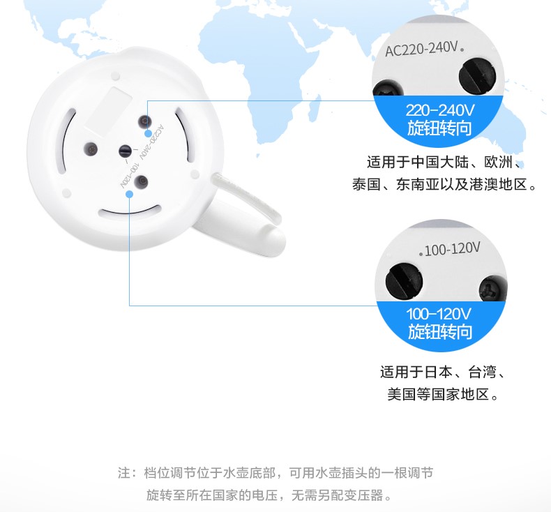 Ấm siêu tốc Supor du lịch nhà nhỏ cầm tay cách nhiệt gấp silicone ấm đun nước Nhật Bản Đức - ấm đun nước điện ấm siêu tốc delites