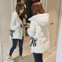 Pregnant women down cotton jacket winter suit fashion winter pregnancy out to wear cotton coat warm cotton jacket tide