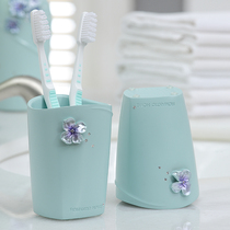 What a good creative European toilet mouthwash Cup storage soap box simple bathroom toiletries kit